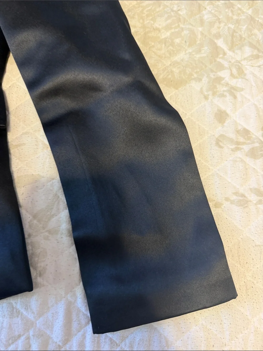 Black Blazer with Turquoise & Orange Embroidered Lapel